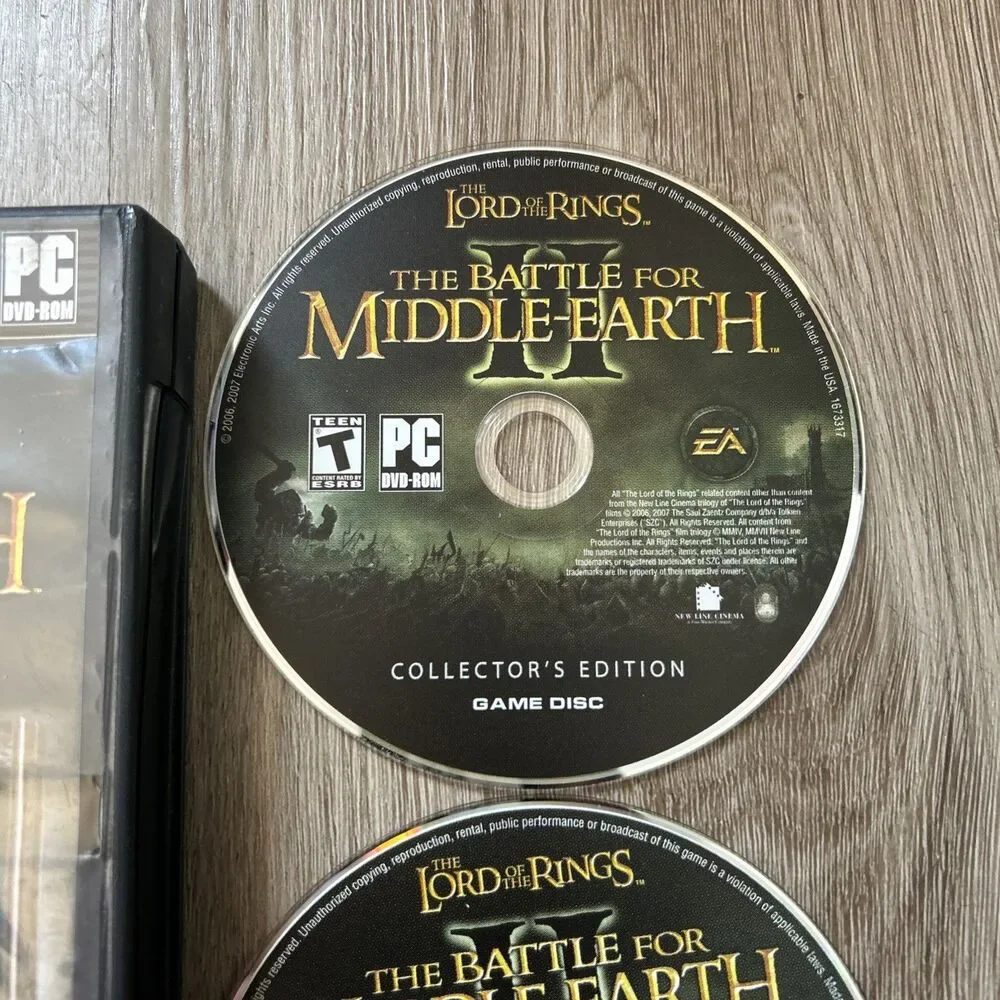 Lord of the Rings: The Battle for Middle-Earth Anthology PC Missing 1 Disc READ